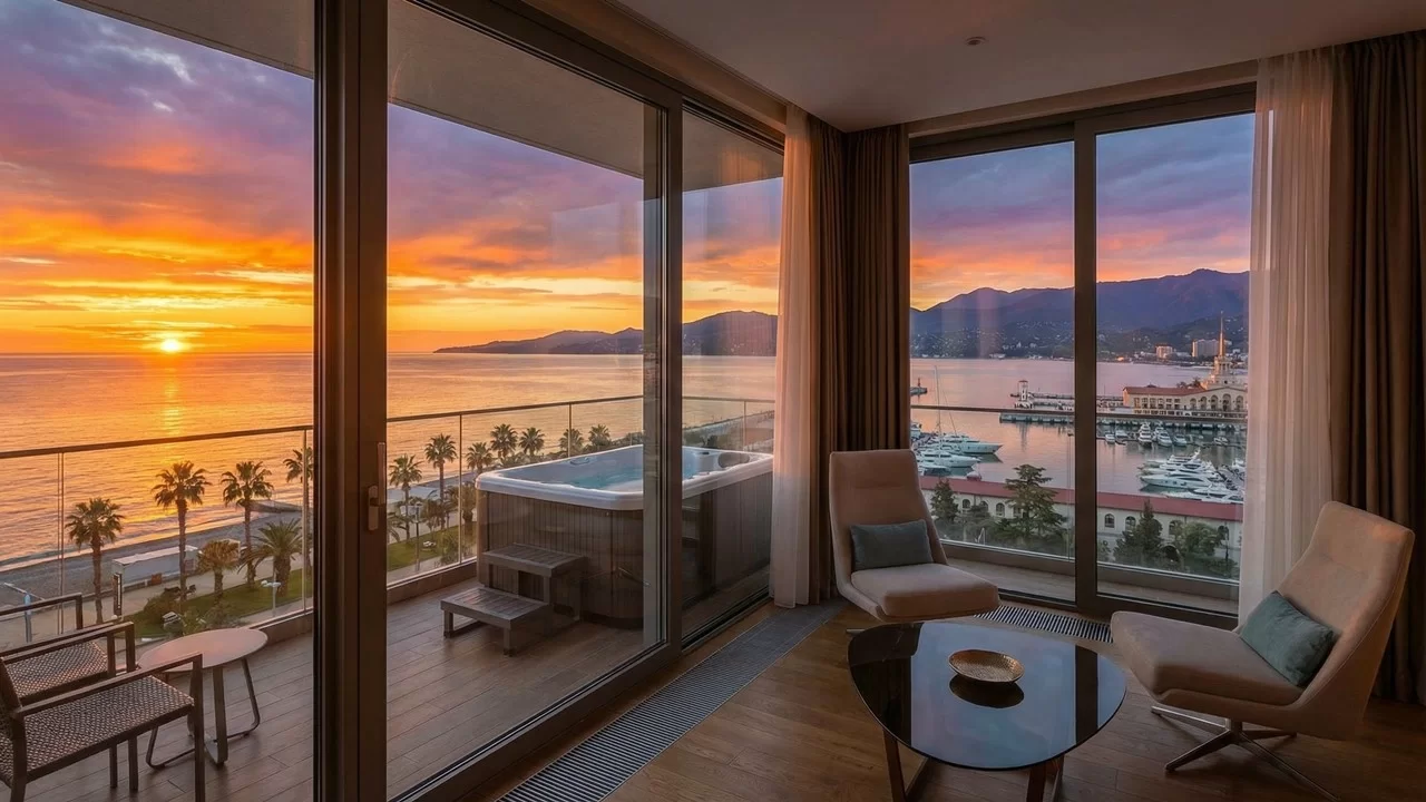 Гостевые дома Туапсе и отель Золотая корона в Новомихайловском